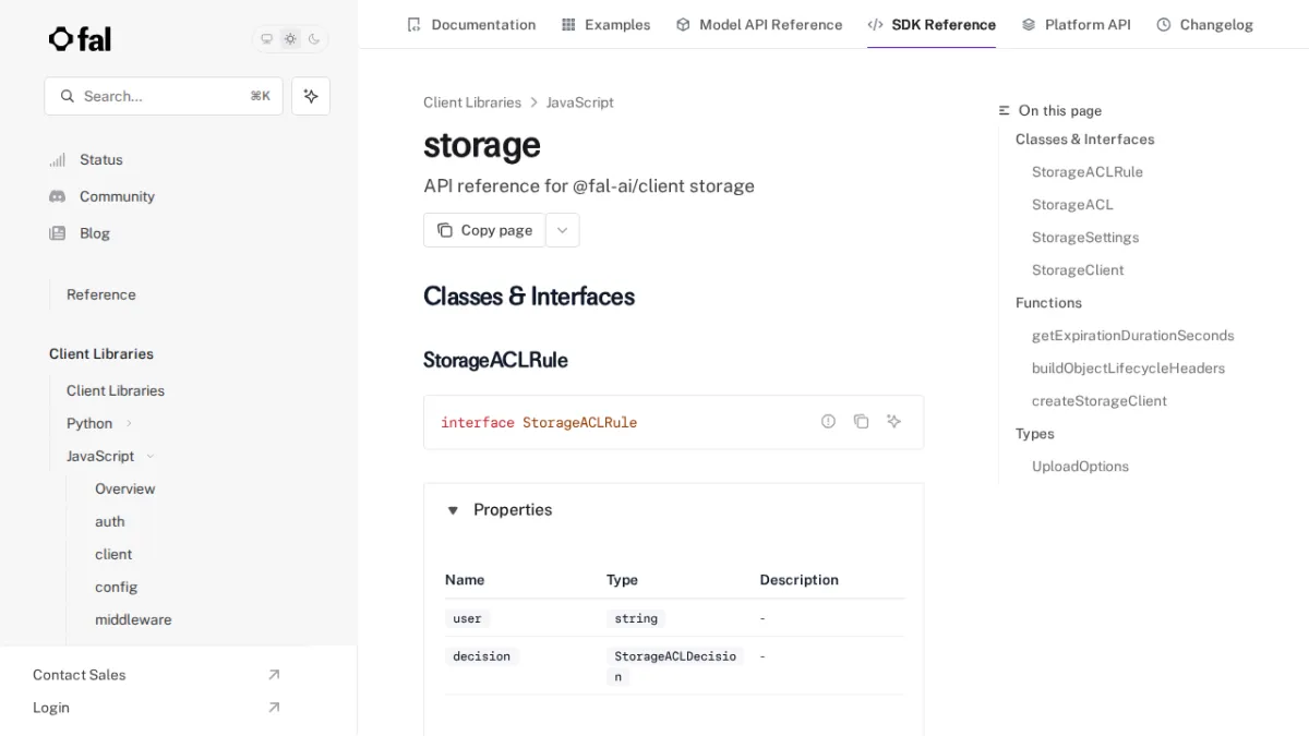 storage - fal