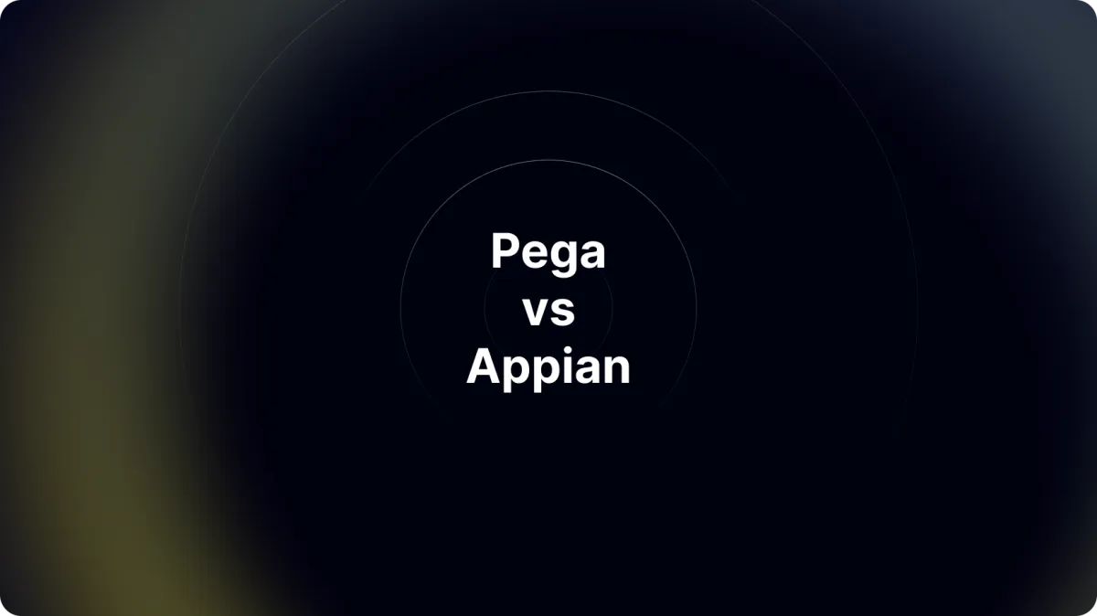 Pega vs Appian