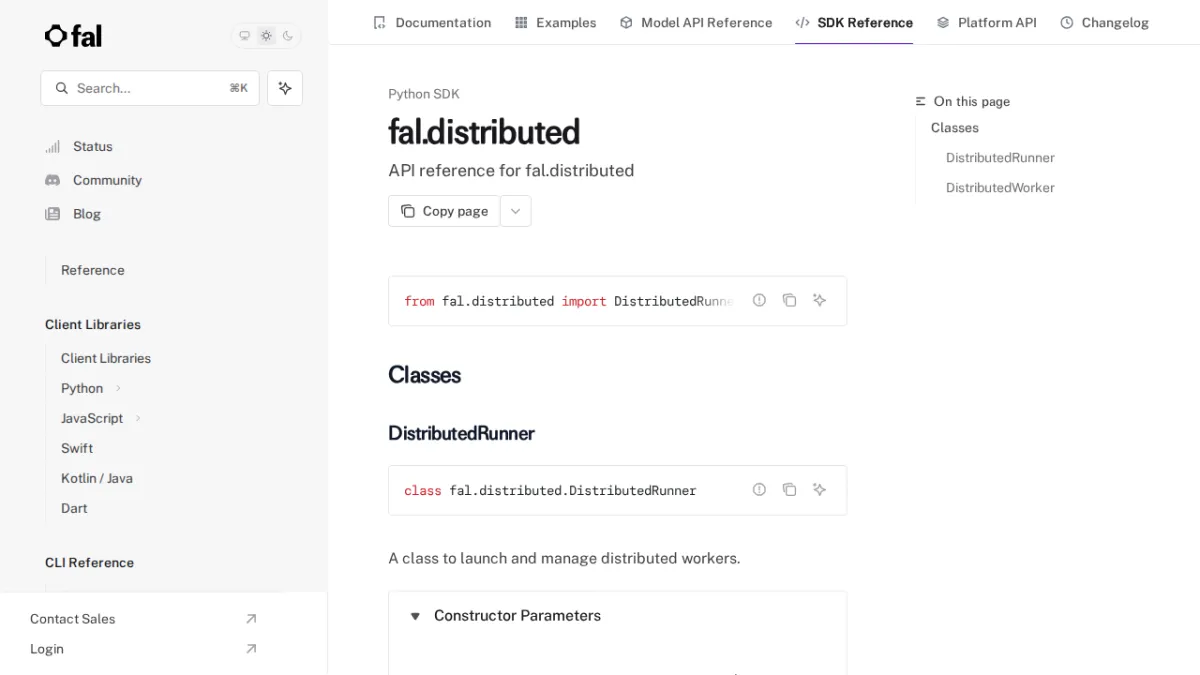 fal.distributed - fal