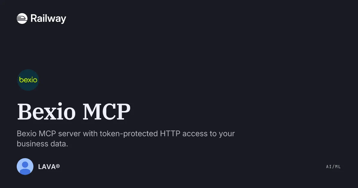 Deploy & Host Bexio MCP