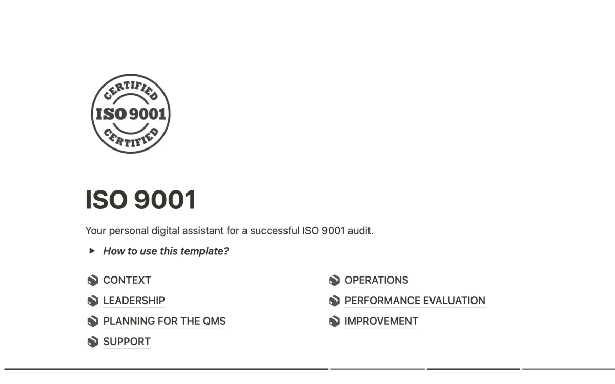 A beginner’s guide to quality management systems