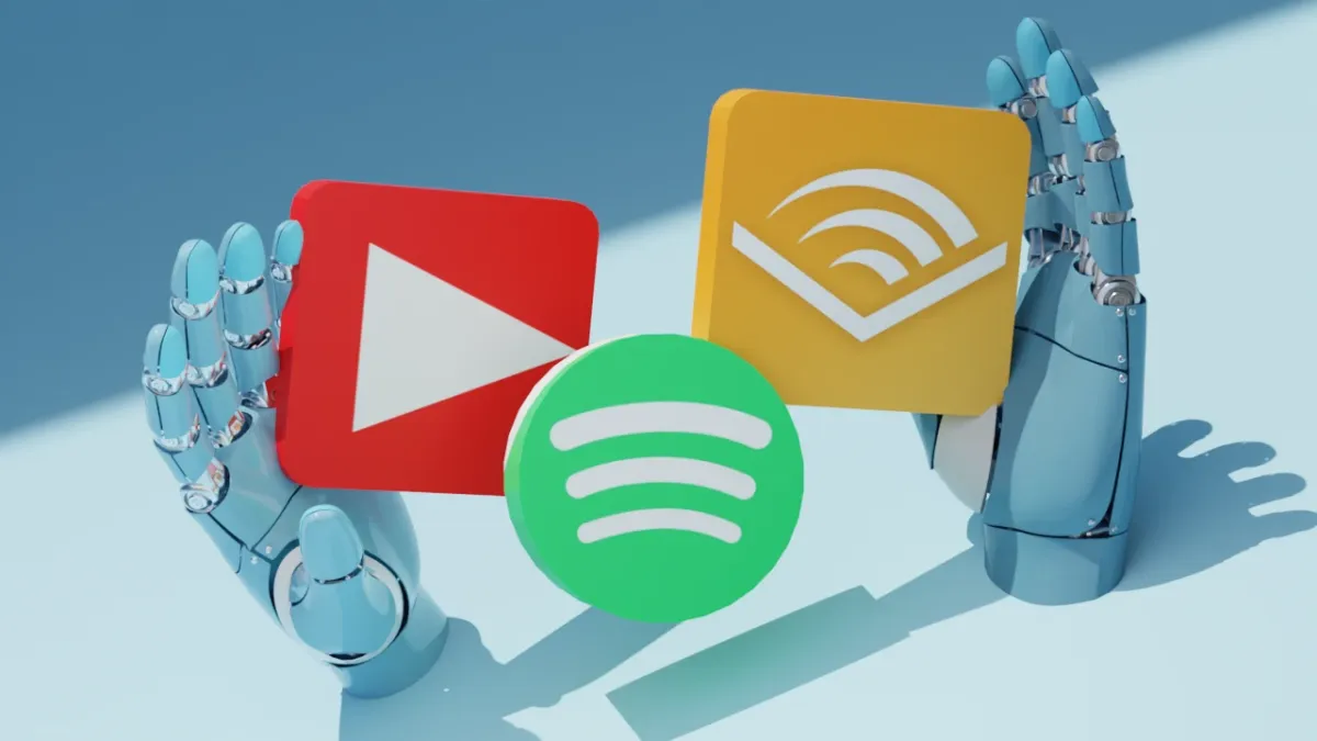 AI Content Rules on YouTube, Spotify, and Audible