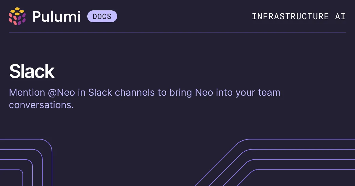 Neo Slack Integration
