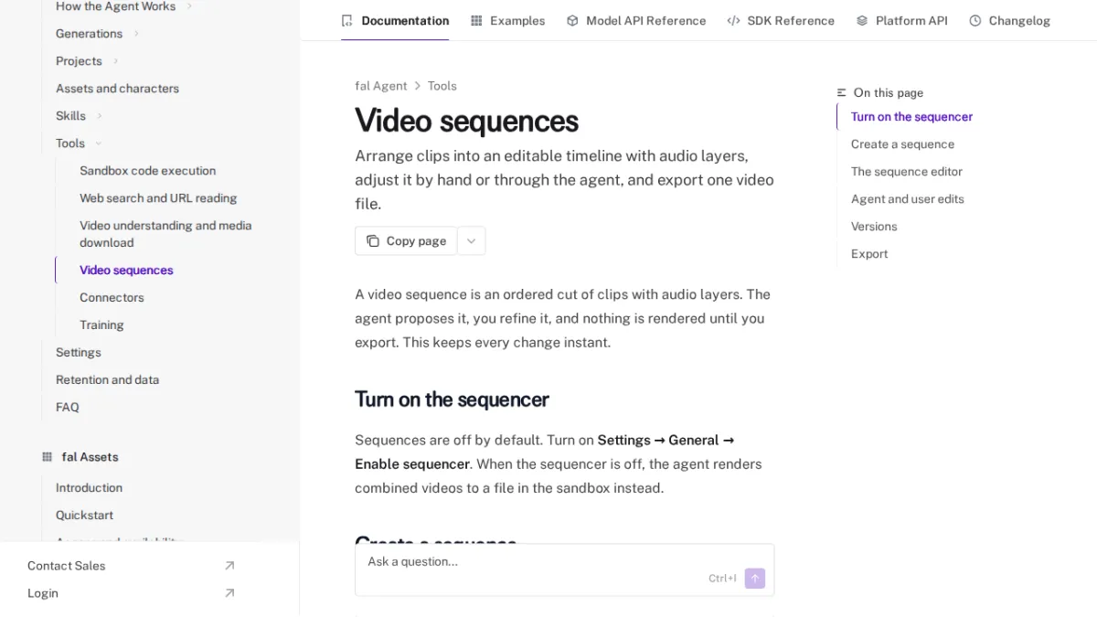 Video sequences - fal