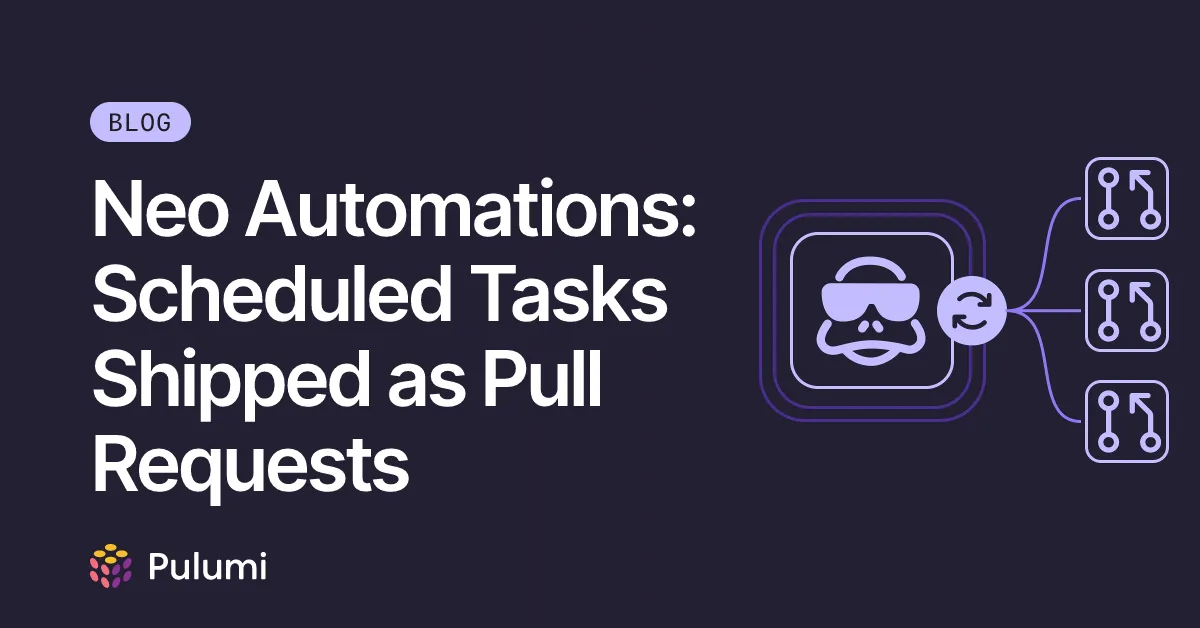 Neo Automations: Scheduled Tasks Shipped as Pull Requests