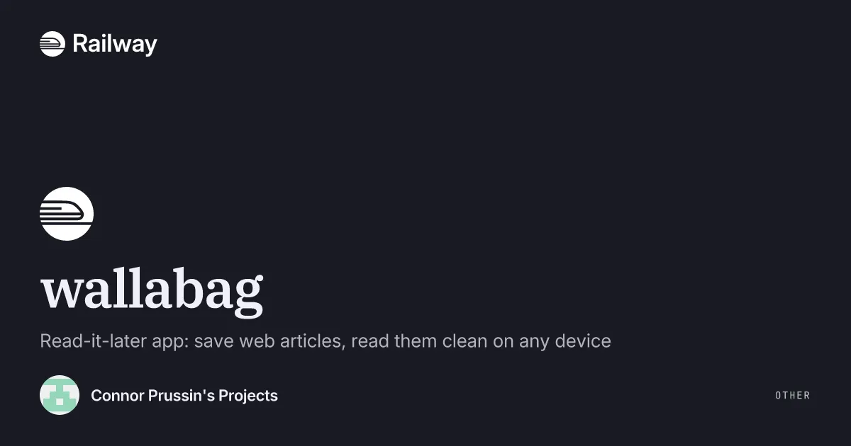 Deploy & Host wallabag