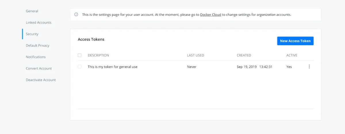 New in Docker Hub: Personal Access Tokens | Docker