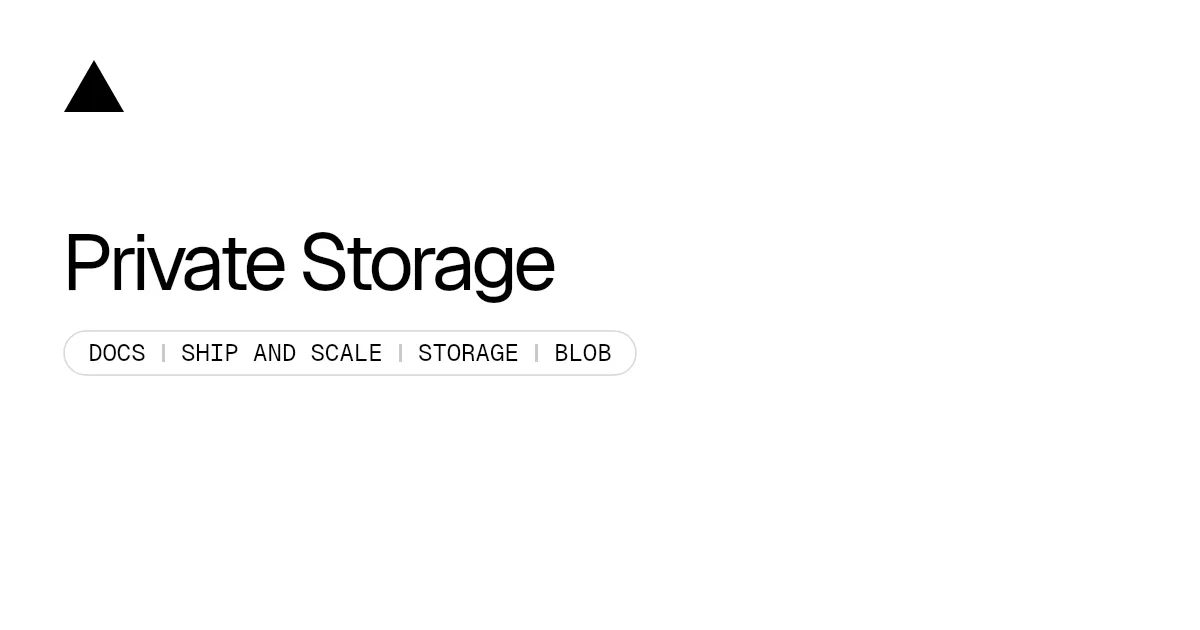 Private Storage