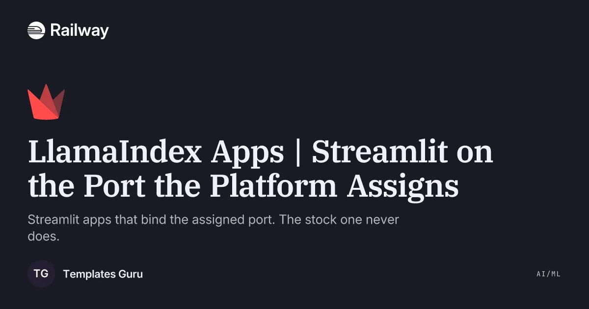 Deploy & Host LlamaIndex Apps