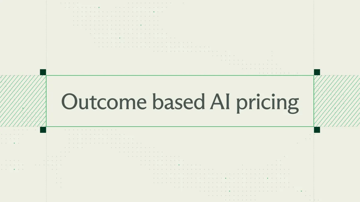 Simpler, outcome-based AI pricing