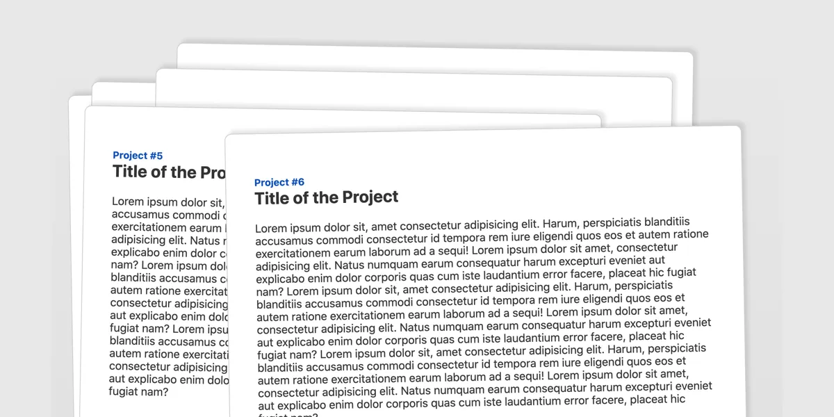 Stacked Cards with Sticky Positioning and a Dash of Sass | CSS-Tricks