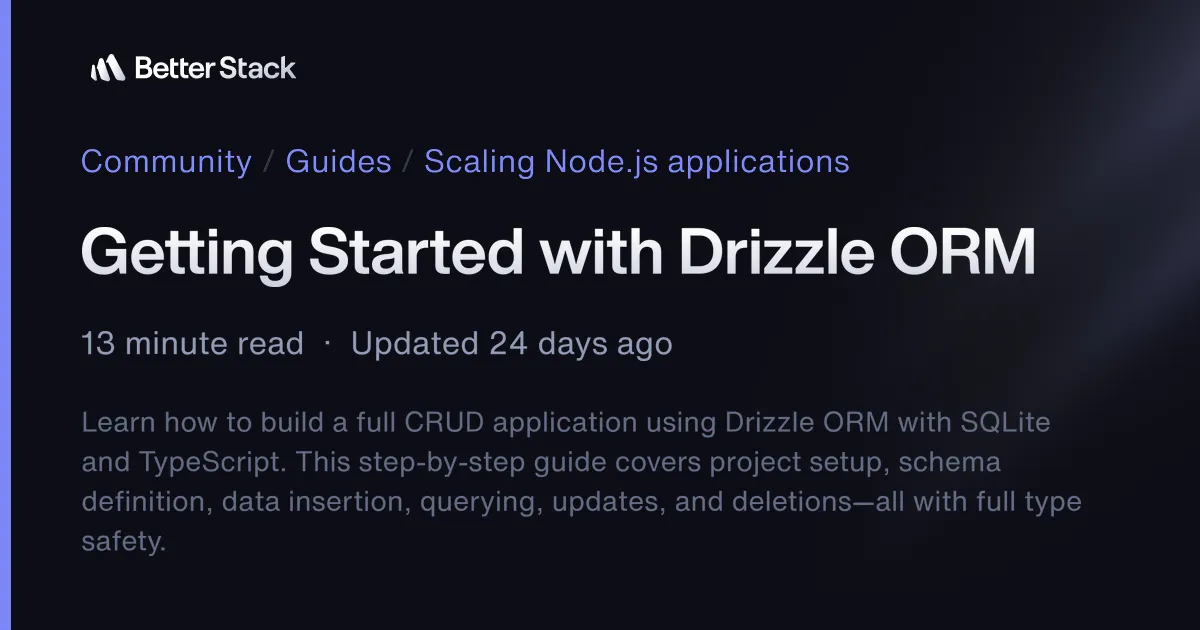 with Drizzle ORM