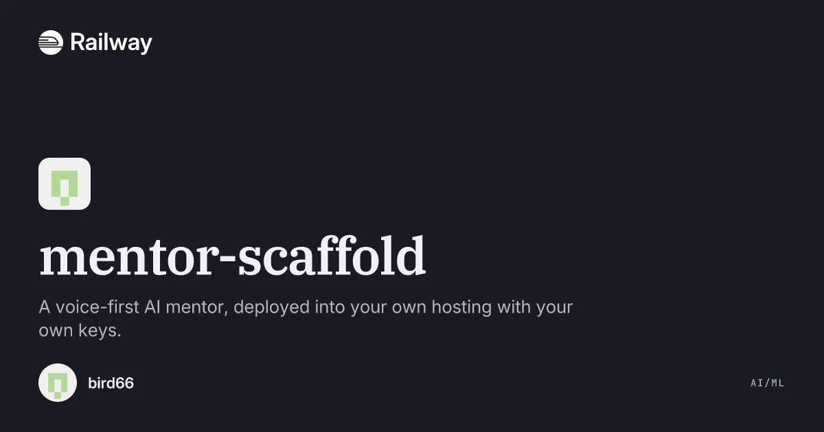 Deploy & Host mentor-scaffold