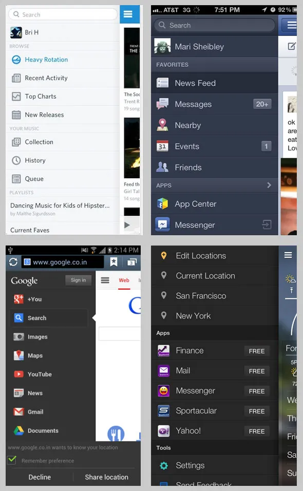 New Poll: Does Offscreen / Drawer Nav Work for Desktop Too?