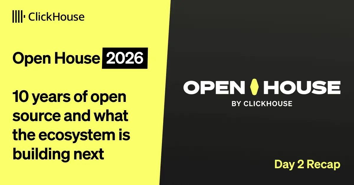 Open House 2026 Day 2: 10 years of open source and what the ecosystem is building next