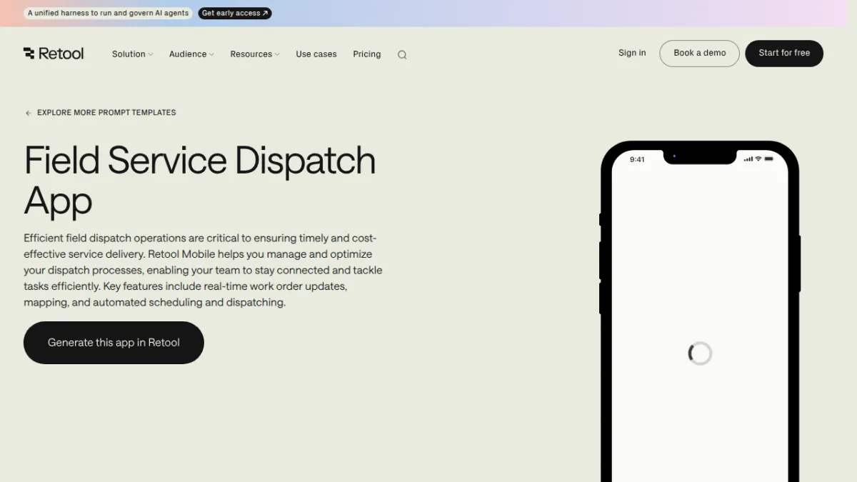 Field Service Dispatch App
