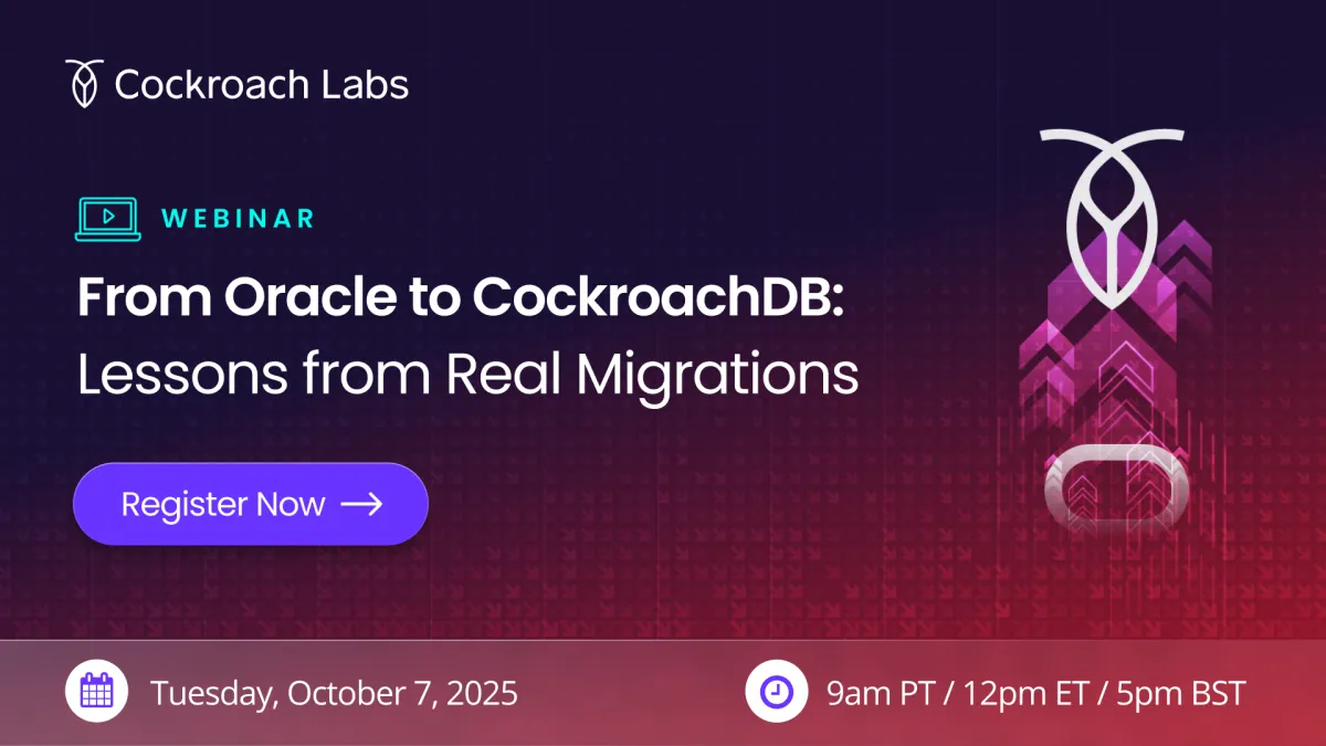 From Oracle to CockroachDB: Lessons from Real Migrations