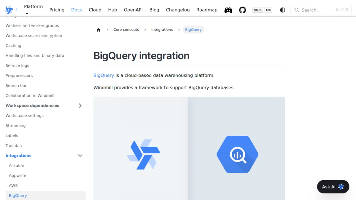 BigQuery integration