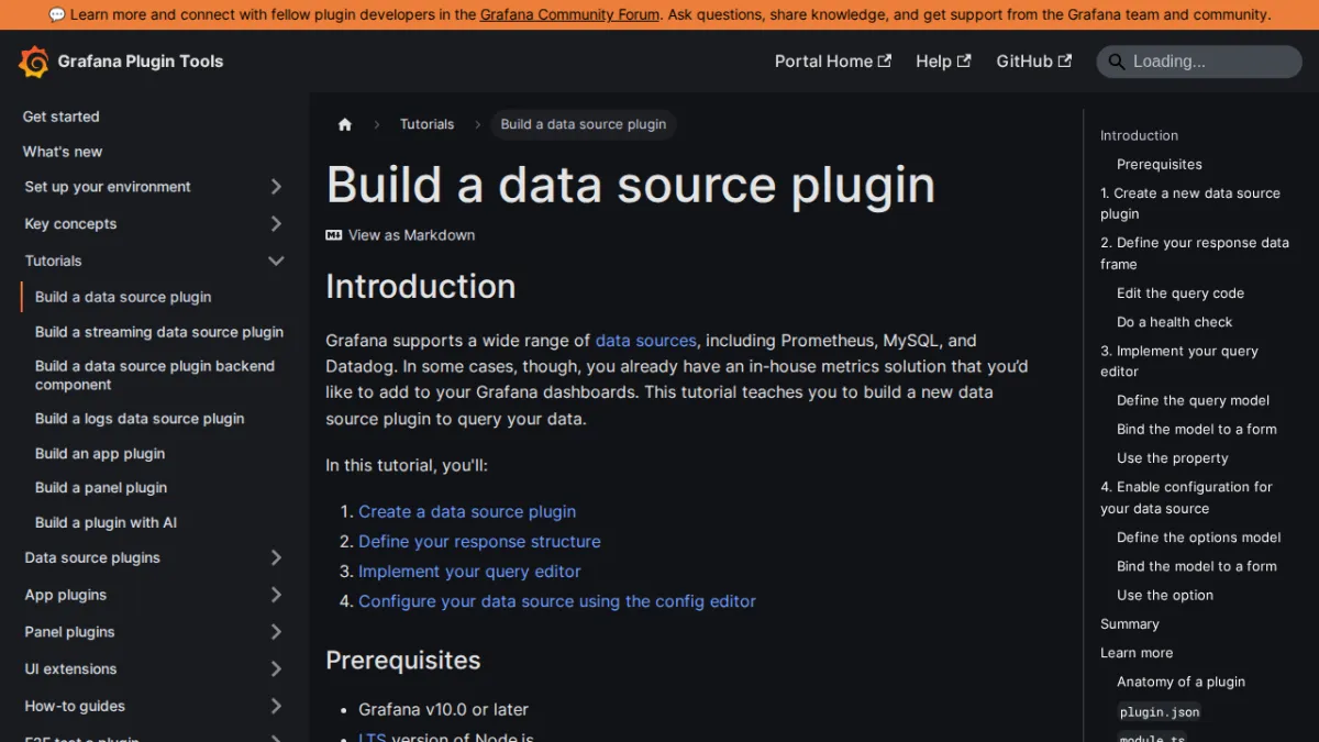 Build a data source plugin