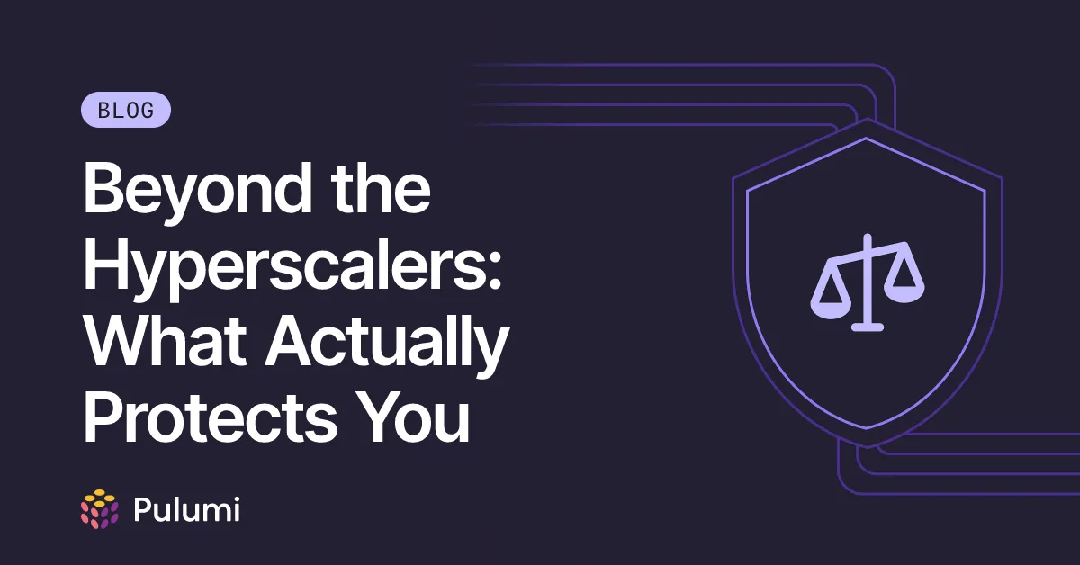 Beyond the Hyperscalers: What Actually Protects You