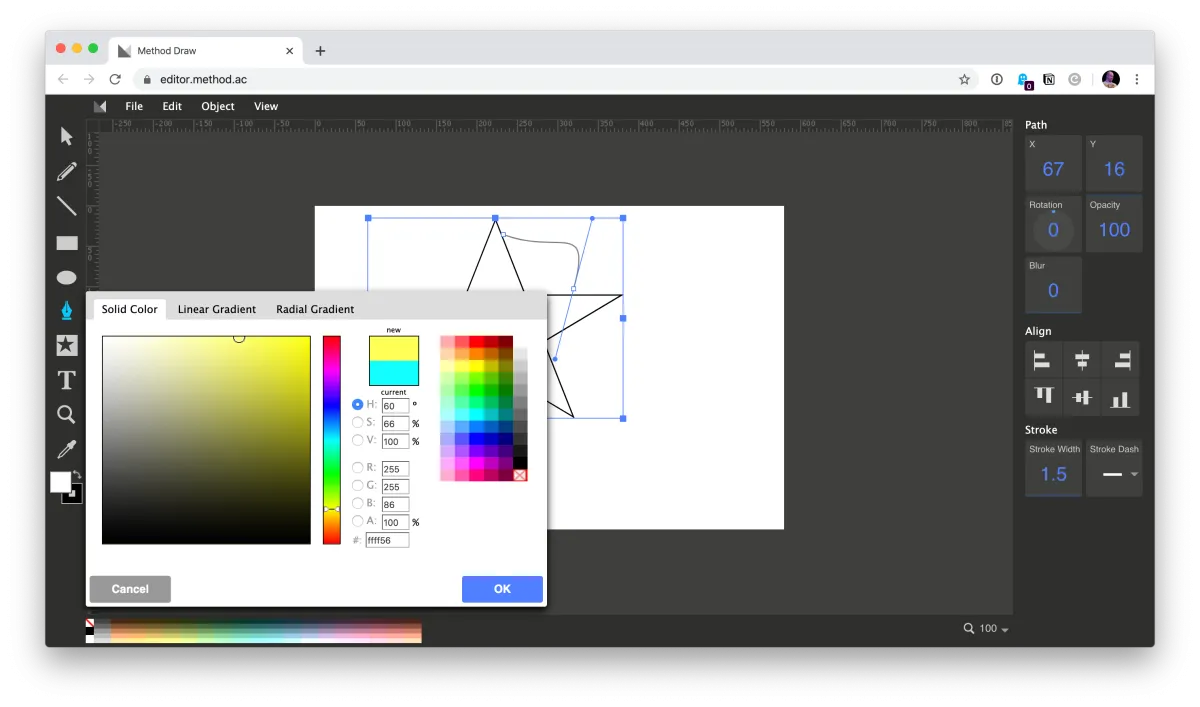 Browser-Based SVG Editors
