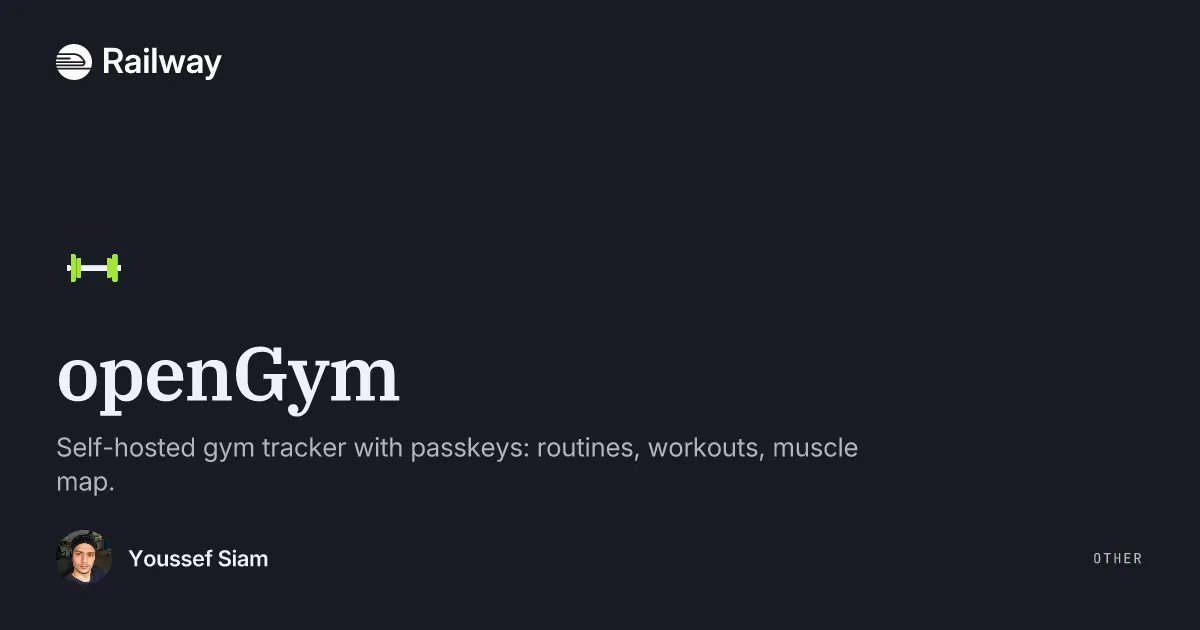 Deploy & Host openGym