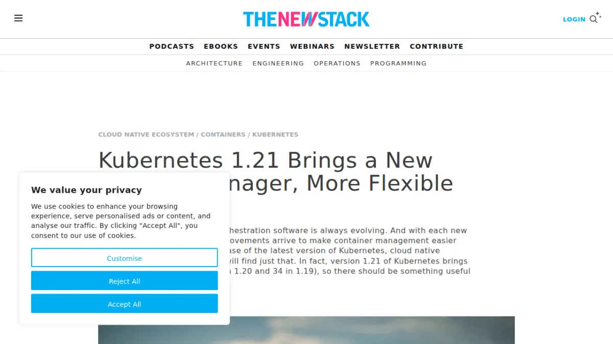 Kubernetes 1.21 Brings a New Memory Manager, More Flexible Scheduling