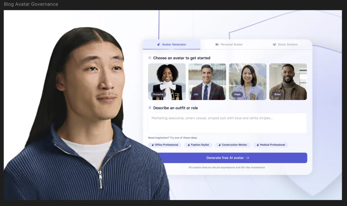 Scaling Avatars adoption responsibly with our new Avatar Governance Framework and Policy Template