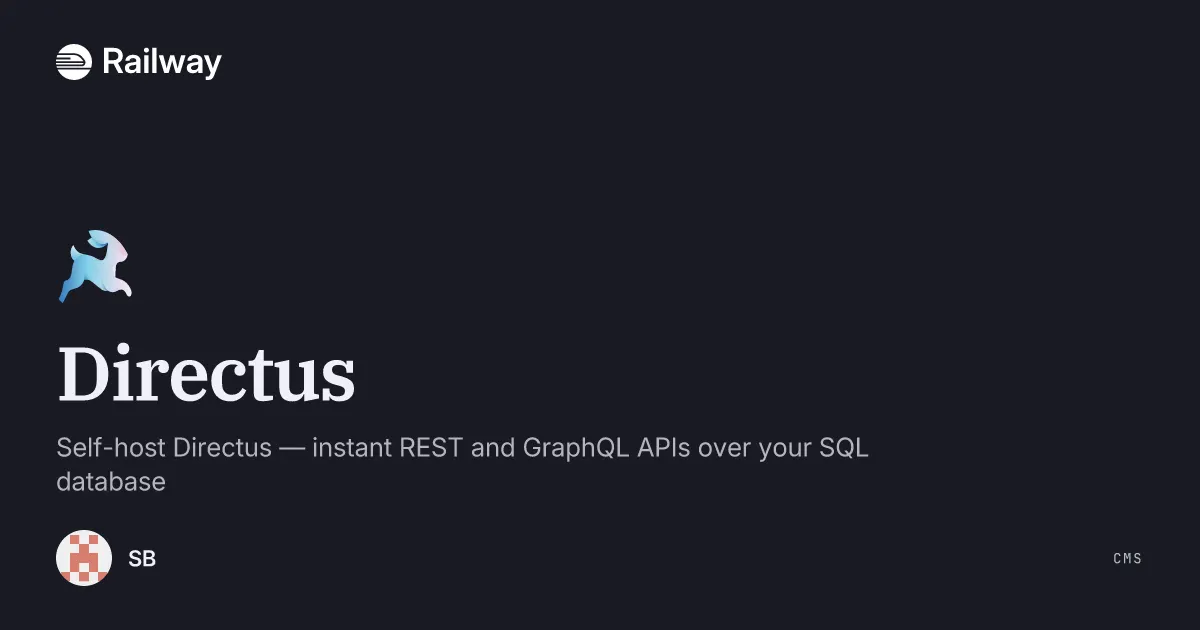 Deploy & Host Directus