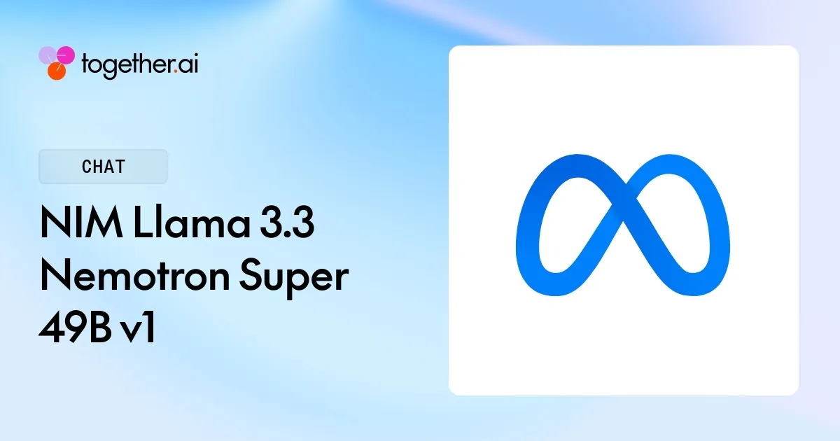 NIM Llama 3.3 Nemotron Super 49B v1: Pricing, Benchmarks & Docs Pricing