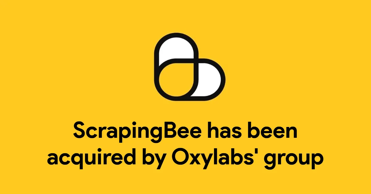 ScrapingBee is joining Oxylabs’ group