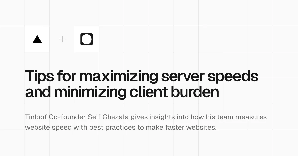 Guide to fast websites with Next.js: Tips for maximizing server speeds and minimizing client burden