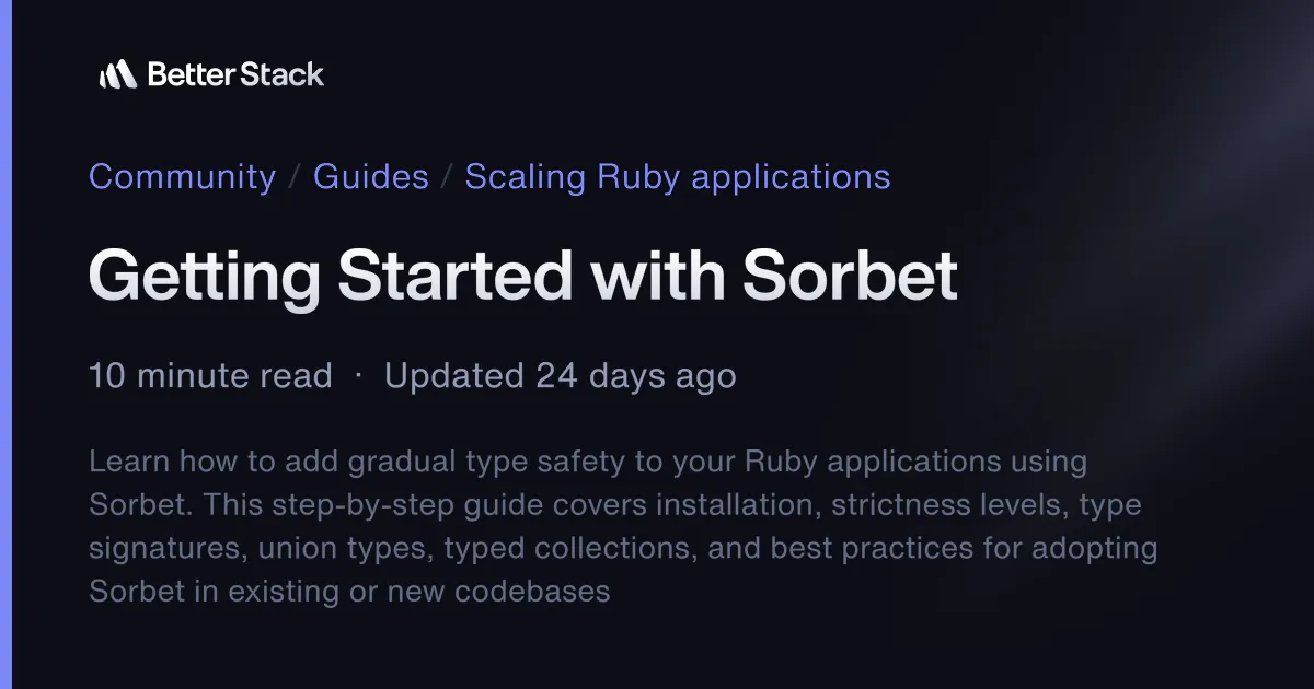 with Sorbet