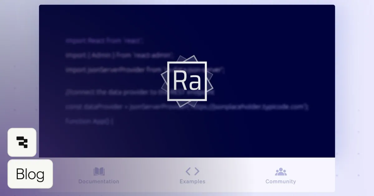 Building an admin dashboard in react-admin