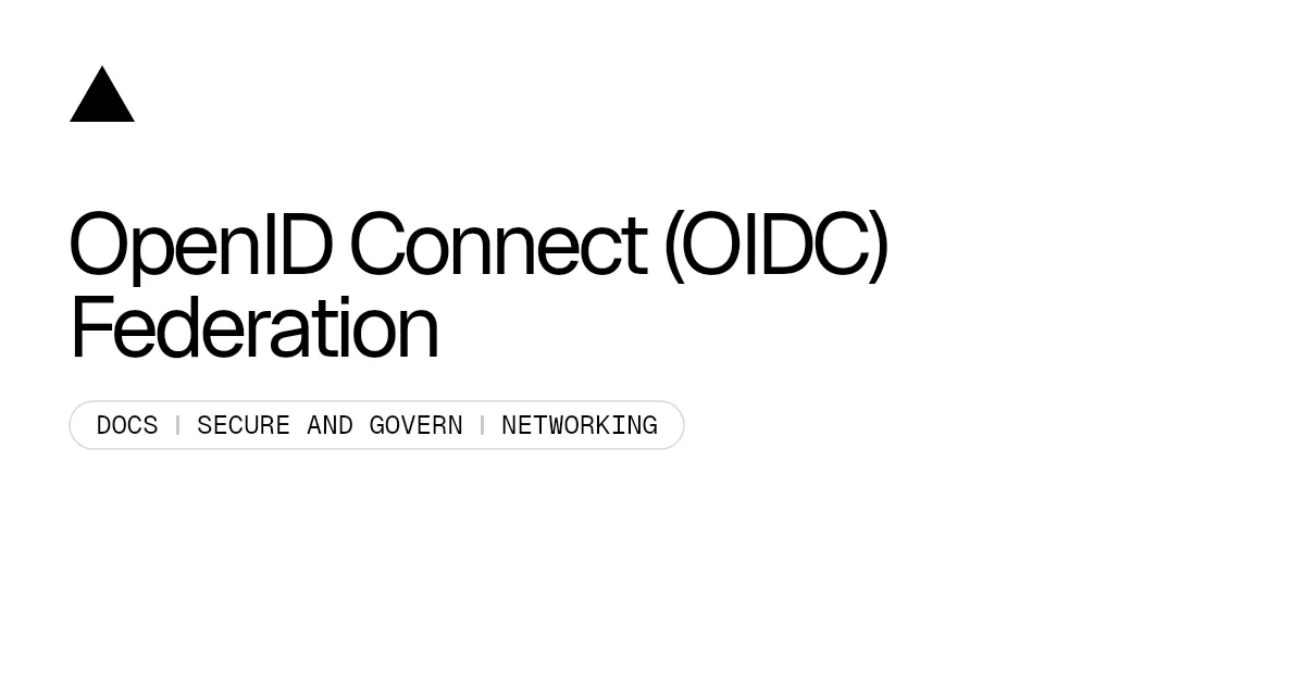 OpenID Connect (OIDC) Federation