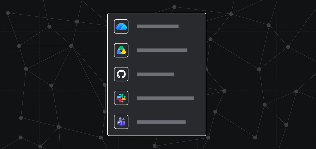 Turn knowledge in Google Drive and Microsoft SharePoint into connected
